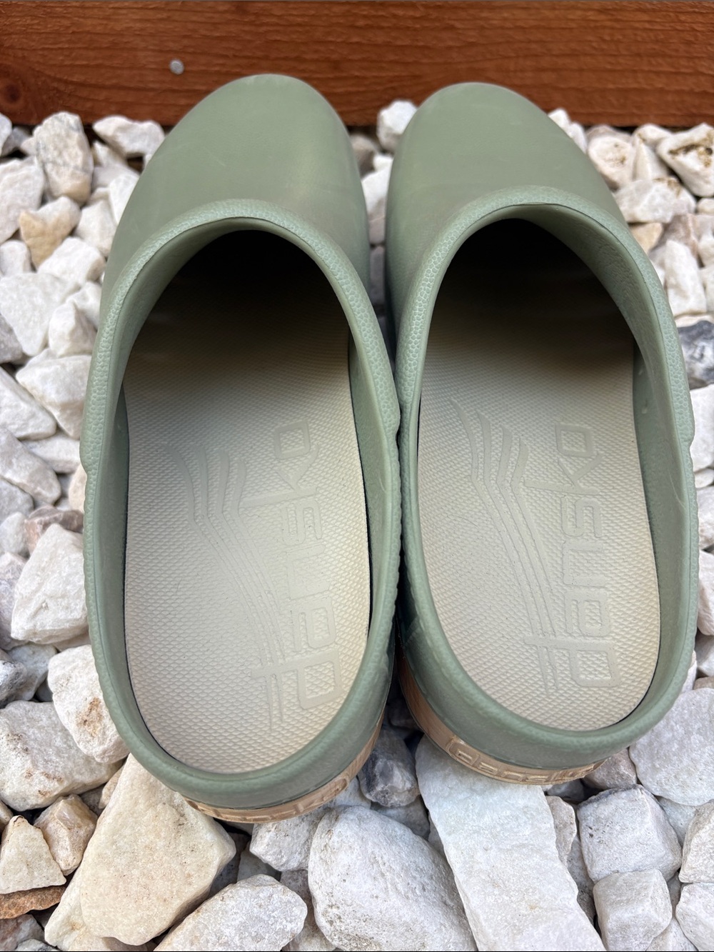 Dansko Kane Olive Green Clogs - Picture 5 of 7